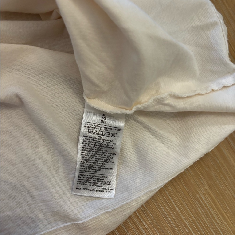 Banana Republic Brown Trimmed Palm and Camel Graphic Tee - XL - Picture 5 of 6